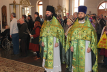 29-Архиерейское богослужение на праздник Входа Господня в Иерусалим  в Андреевском кафедральном соборе г.Усть-Каменогорска